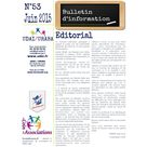 Bulletin d'information n53 - Juin 2015
