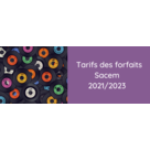 [Droits d'auteurs] Tarifs des forfaits Sacem 2021/2023