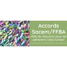 Accords Sacem/FFBA : 40% de réduction pour les adhérents Udai/Uraba