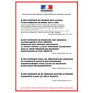 Textes réglementaires buvette à afficher