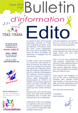 Bulletin d'information n° 67 mars 2019