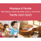 Plaquette Sacem 2021/2023 forfait "Musique à l'école""