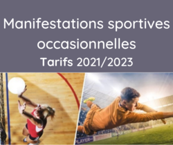 Plaquette Sacem 2021/2023 forfait "manifestation sportive"