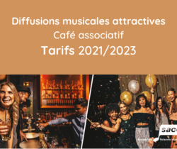 Plaquette Sacem 2021/2023 forfait "Musique café associatif"
