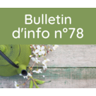 Bulletin d'information n°78 mars 2022